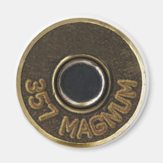 357 Magnum brass shell casing Magnet