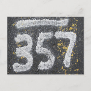 357 Mason's and Angel Number Postcard