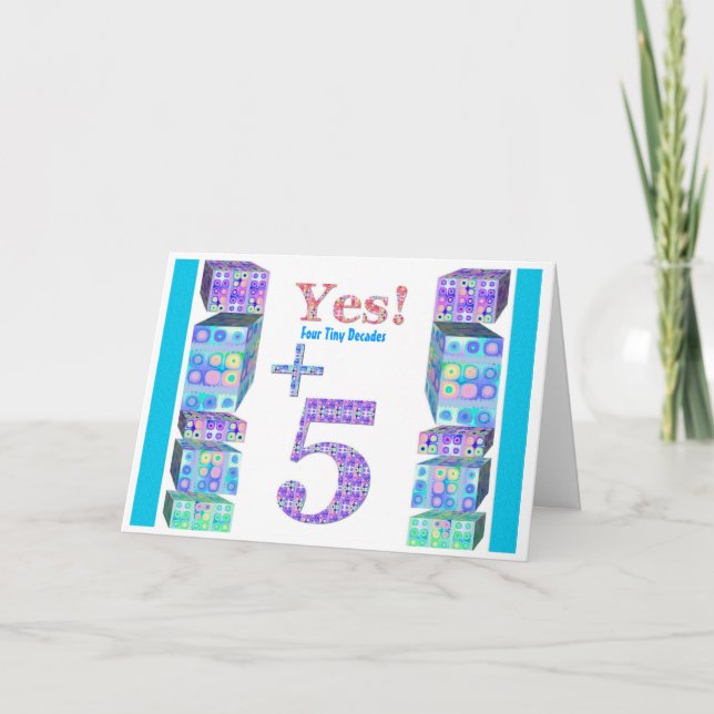 35 45 55 65 75 85 95 Years Young!  Happy Birthday Card (Front)