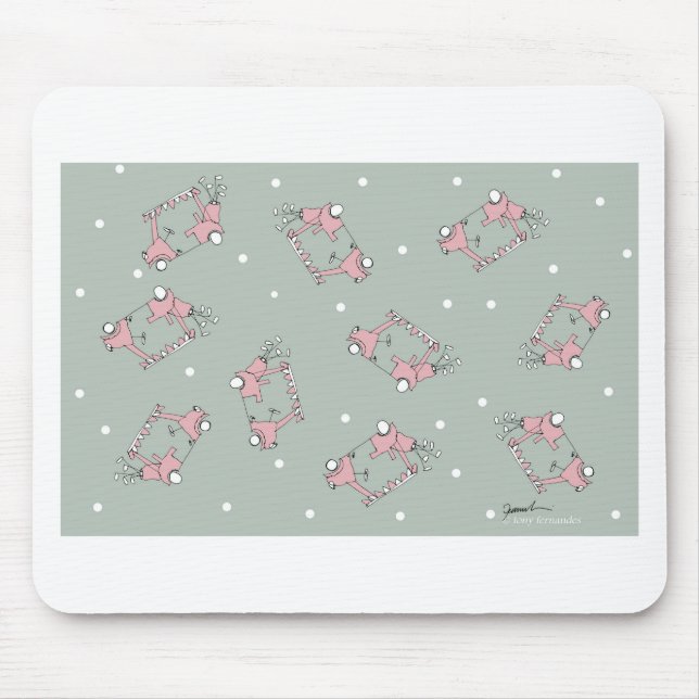 35) Golf Design from Tony Fernandes Mouse Pad (Front)