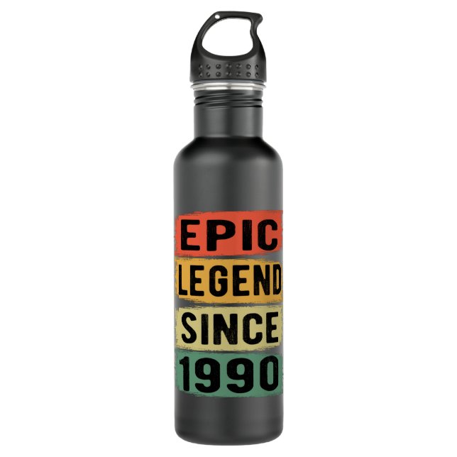 35 Year Old Bday Epic Legend 35th Birthday Gift 710 Ml Water Bottle (Front)