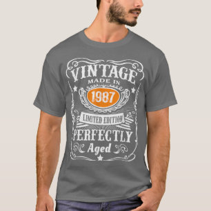 35 Year Old Gifts Vintage 1987 Limited Edition 35t T-Shirt
