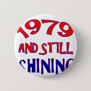 35 years Old birthday designs 2 Inch Round Button