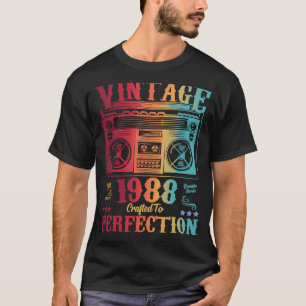 35 Years Old Birthday  Vintage 1988 Women Men T-Shirt