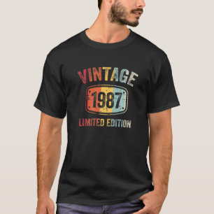 35 Years Old Vintage 1987  35th Birthday T-Shirt