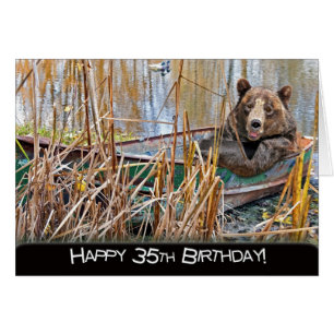 35e anniversaire Ours en bateau