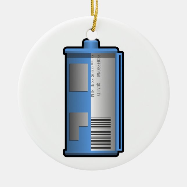 35mm Film Canister Ornament (Front)