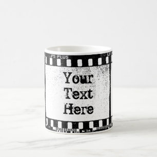 35mm Film Personalized Text Coffee Mug