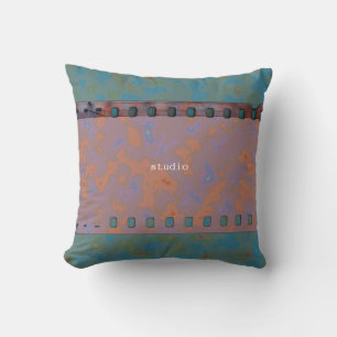 35mm Film Strip Throw Pillow