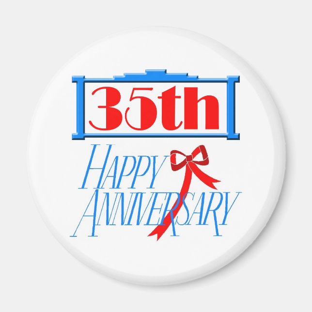 35th anniversary 3 magnet (Front)