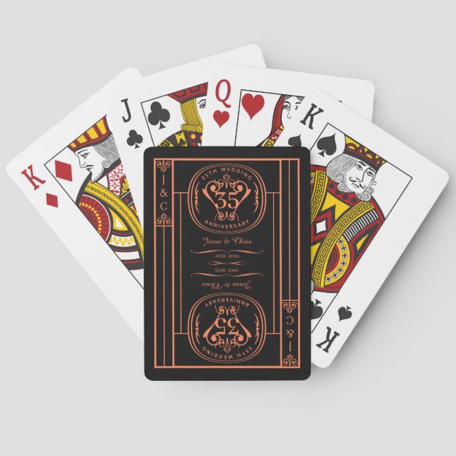 35th Anniversary Classic Playing Cards (Back)