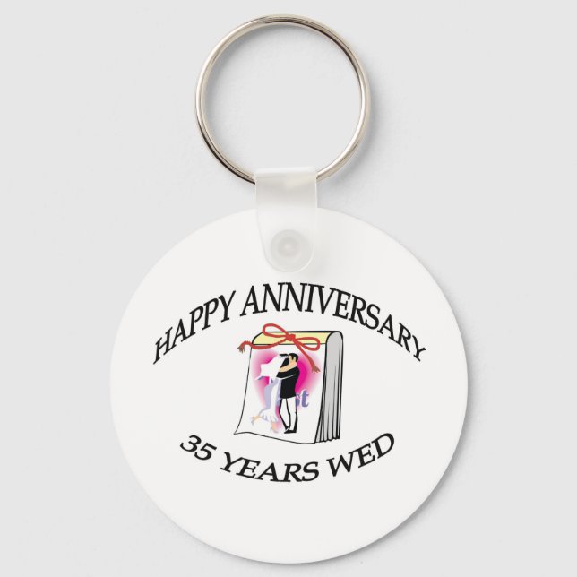 35th. ANNIVERSARY Keychain (Front)