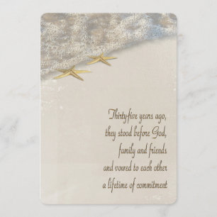 35th Anniversary Vow Renewal Wedding Program