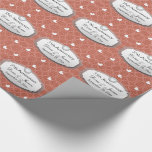 35th Anniversary Wedding Anniversary Coral Z22 Wrapping Paper<br><div class="desc">35th Anniversary Wedding Anniversary Coral Z22 Ornate Frame with Heart Button Accent. This item is part of the Ornate Frame and Heart 35th Anniversary Collection.</div>