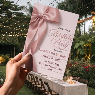 35th birthday invitation women