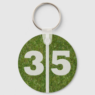35th Birthday Party Favour Keychain