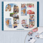 35th Birthday Photo Collage Number 35 Keepsake Jigsaw Puzzle<br><div class="desc">Create your own photo puzzle for a unique 35th birthday gift. Holding 14 custom photos, the photo puzzle can be further personalized with a name and/or short message. The number 35 photo collage has a variety of landscape, square and portrait photos, giving you lots of flexibility in placing your favourite...</div>