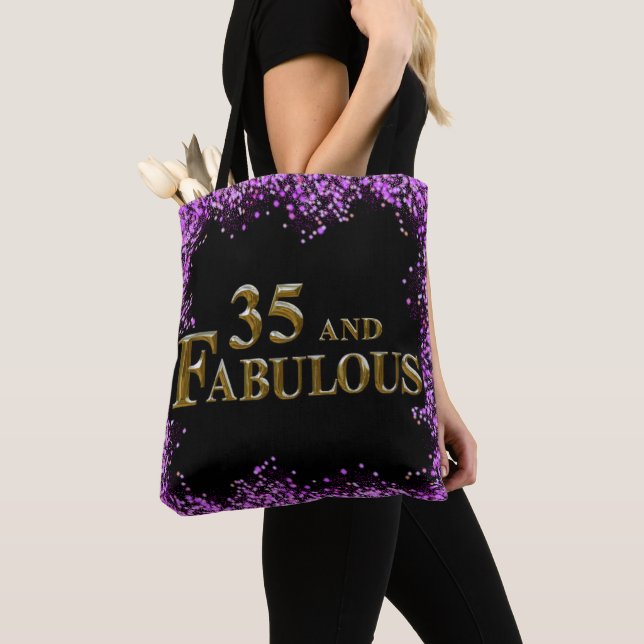 35th  Birthday  Tote Bag (Close Up)