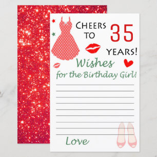35th Birthday Wishes for the birthday girl