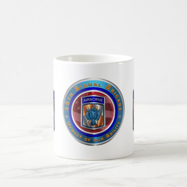 35th Signal Brigade-Airborne Coffee Mug (Center)