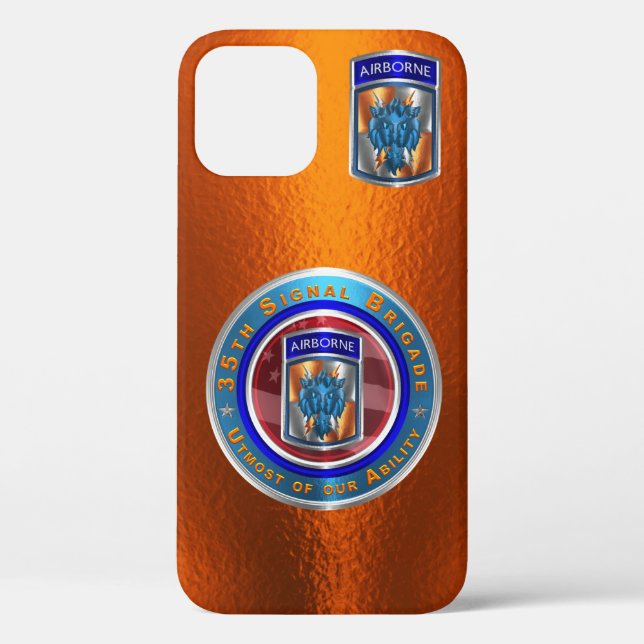 35th Signal Brigade-Airborne Customized Case-Mate iPhone Case (Back)