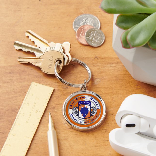 35th Signal Brigade Keychain (Desk)