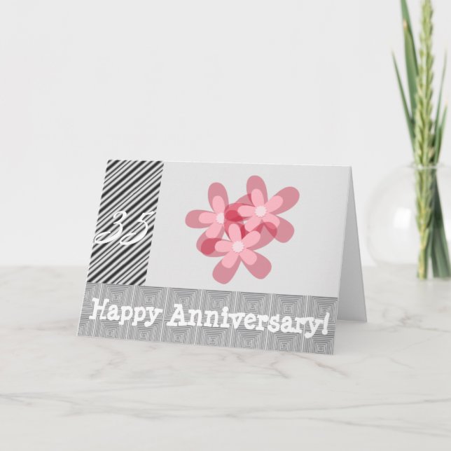 35th wedding anniversary card (Front)