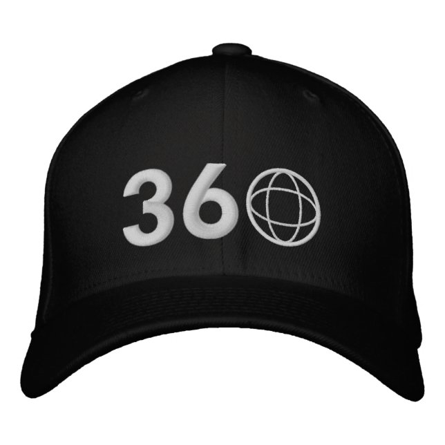360 Embroidered Baseball Cap (Front)