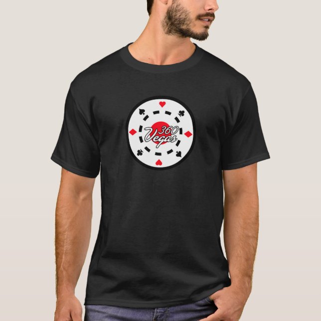 360 Vegas Medium Chip Logo T-Shirt (Front)