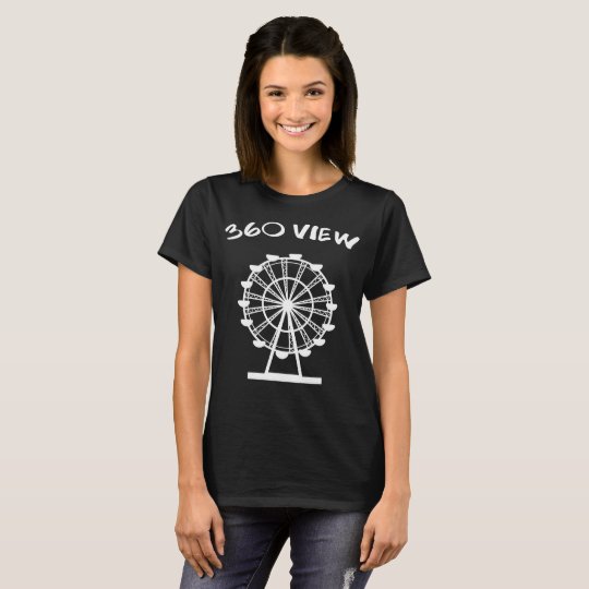 360 View Ferris Wheel Amusement Park T-Shirt