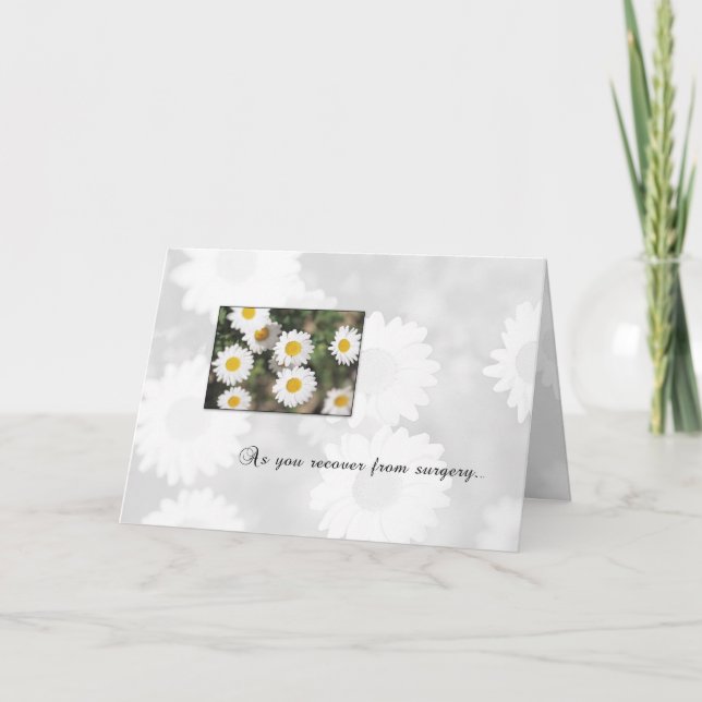 3618 Daisy Recover From Surgery Card (Front)