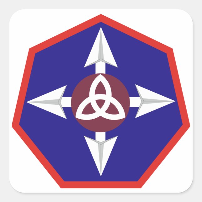364th Sustainment Command Square Sticker (Front)