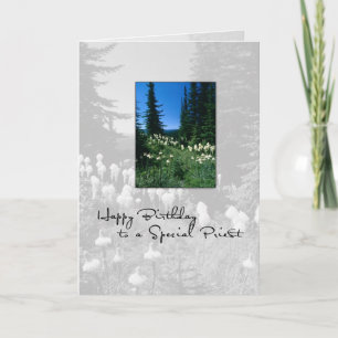 3656 Birthday Priest Landscape Card