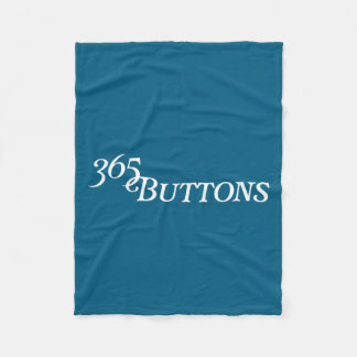 365 Buttons Gen Z Meme Illustration Fleece Blanket