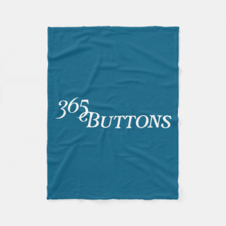 365 Buttons Gen Z Meme Illustration Fleece Blanket