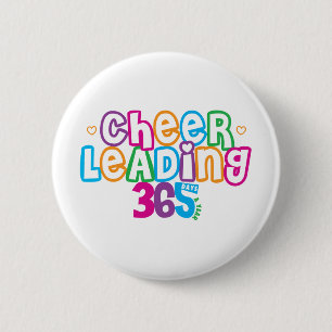 365 Cheerleading 2 Inch Round Button