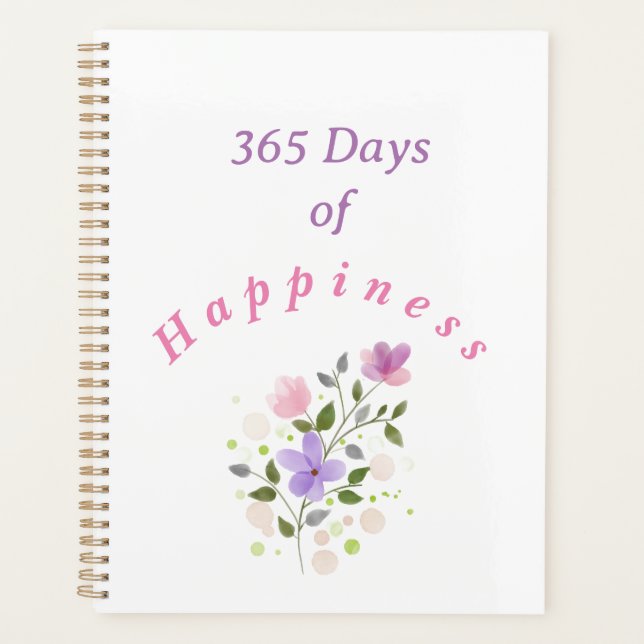 365 Days of Happiness Planner (Front)