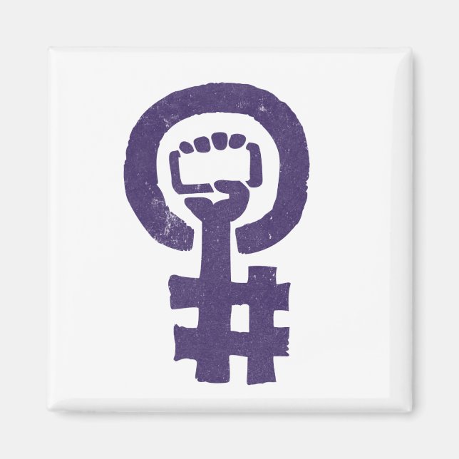 #365FeministSelfie Magnet (Front)