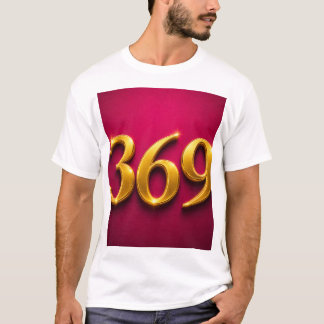 369 Law of Attraction Gold Numbers T-Shirt