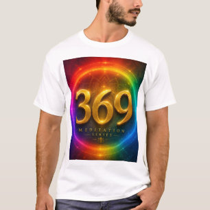 369 Meditation Series Gold Tesla 3-6-9 Method T-Shirt