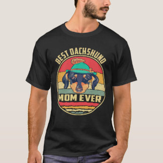 36 Best Dachshund Mom Ever Vintage T-Shirt