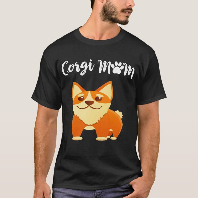36 Corgi Mom T-Shirt (Front)