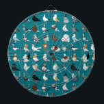36 Pigeon Breeds Dartboard<br><div class="desc">The world is full of hundreds of varieties and colours of domestic pigeons... here is but a sample!</div>