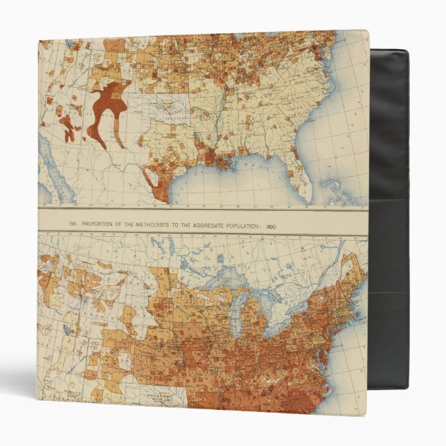 36 Roman Catholics, Methodists 1890 Binder (Front/Inside)