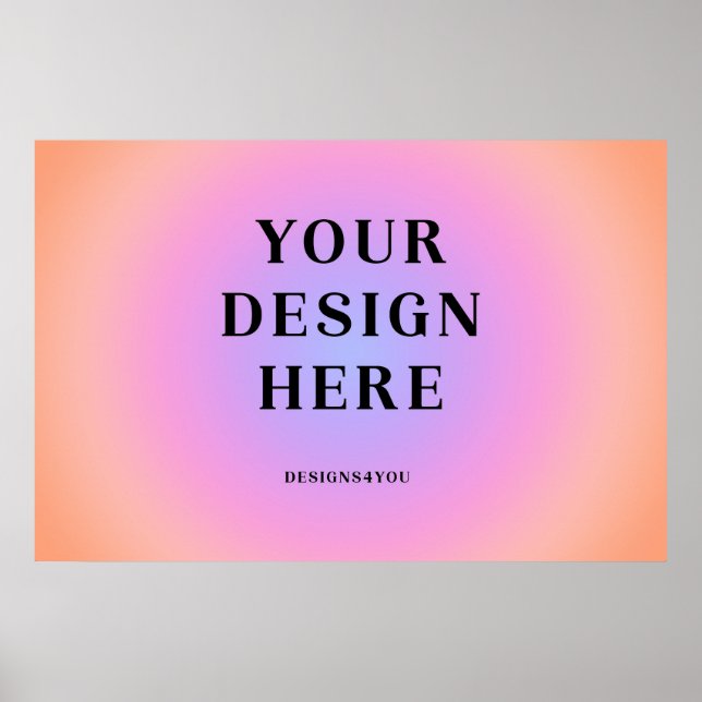 36 x 24 Horizontal Printed Art Poster (Front)