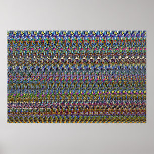 36" x 24" "Invisible" 3D Poster by Magic Eye®