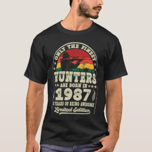 36 Year Old Deer Hunting Hunters Vintage 1987 36th T-Shirt
