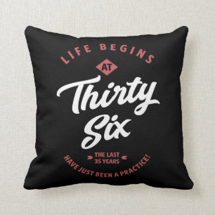 36 Years Old Birthday Gift Throw Pillow