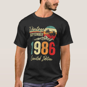 36 Yr Old Vintage September 1986  36th T-Shirt