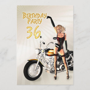 36e anniversaire Invitation
